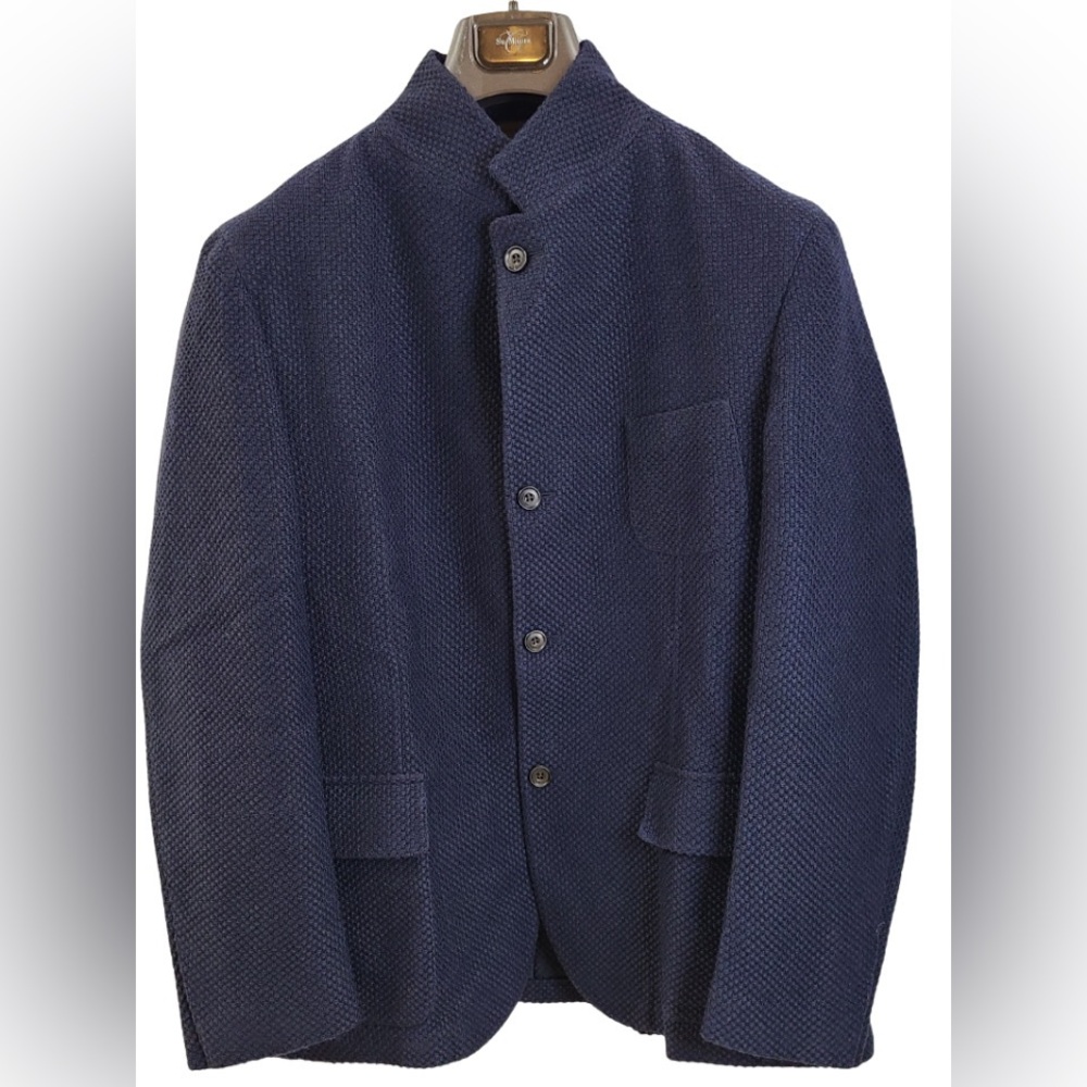 Corneliani Navy Textured Blazer